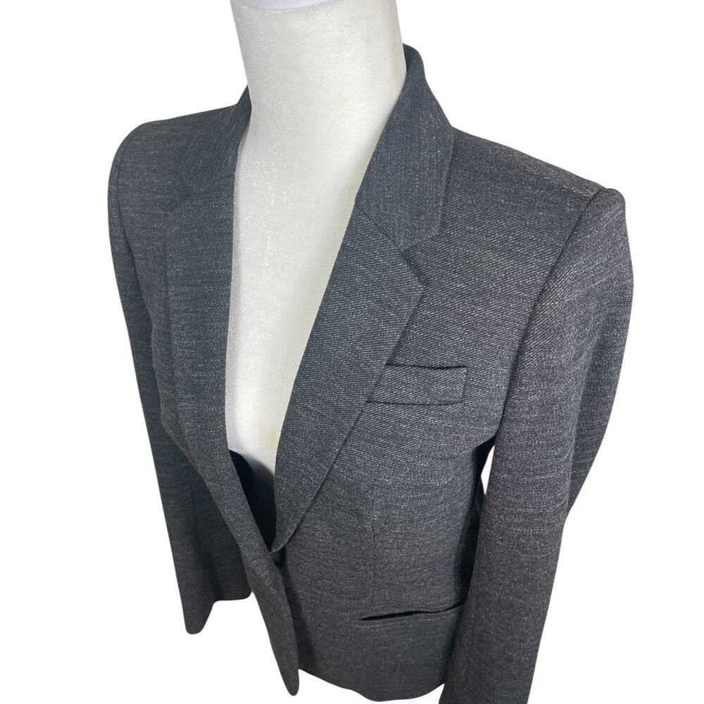 J.Crew Collection Button Front Blazer Stretch Classic Preppy Casual Womens Sz 2 - Picture 4 of 15